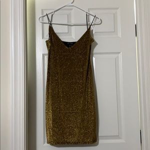DONATING SOON, ACT NOW Gold Dress